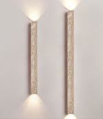Travertine Wall Sconce with Up and Down Lighting