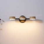 Traviso Beam Vanity Light – Travertine LED Wall Sconce, Modern Minimalist Bathroom Lighting