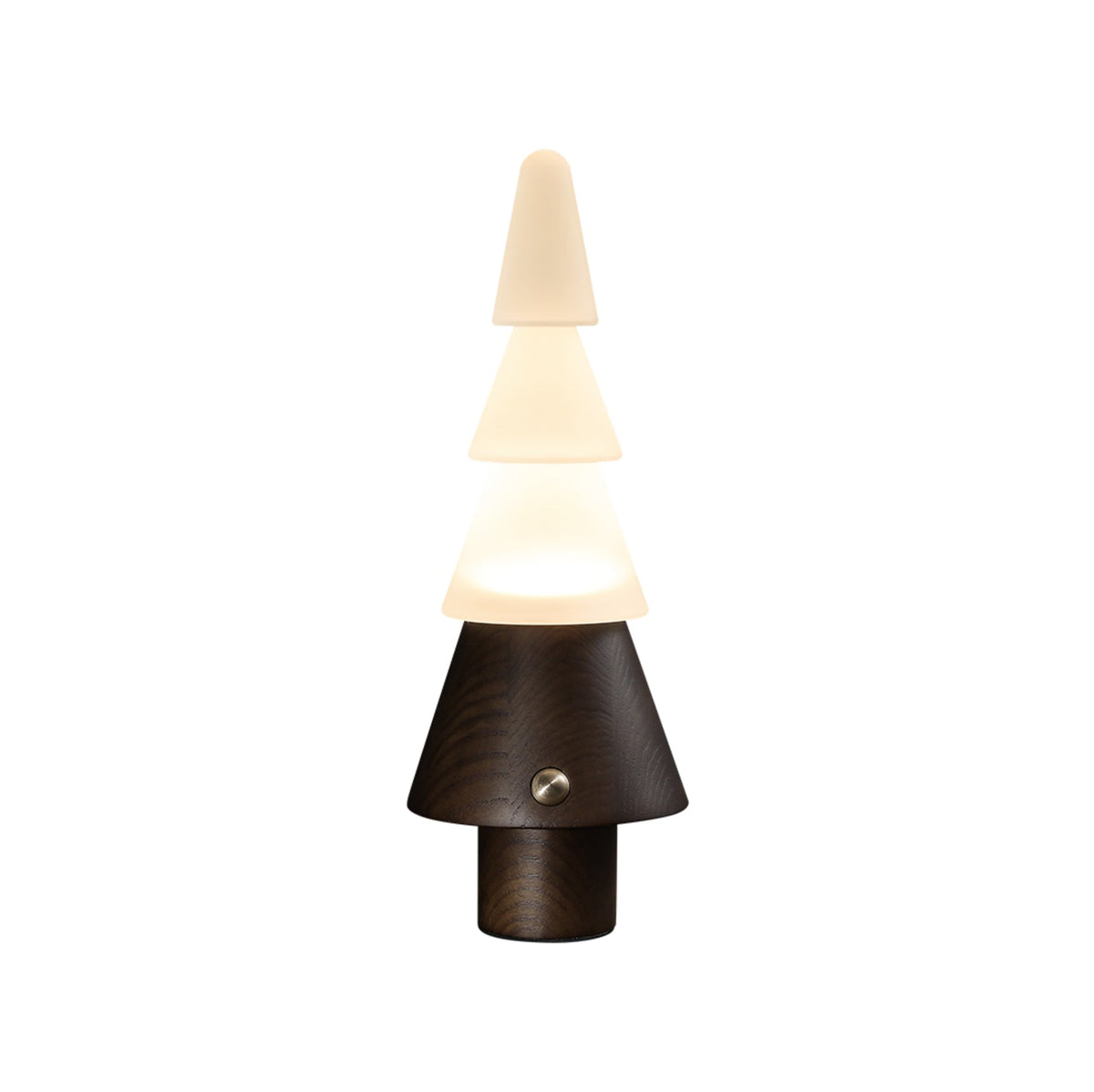 Sculptural Tree Table Lamp in Solid Wood with Dimmable LED