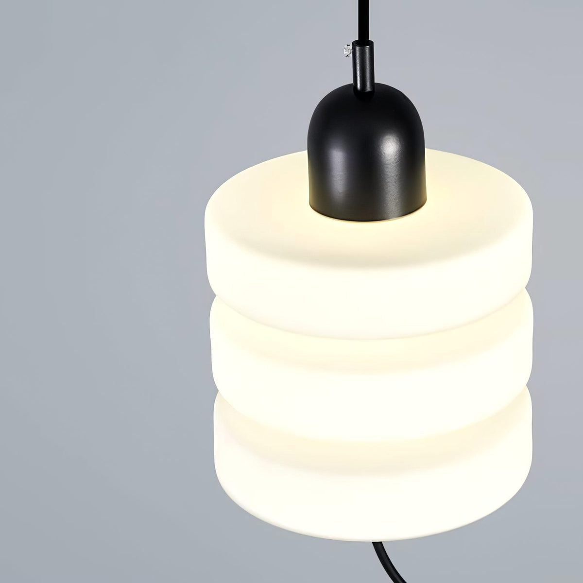 Triple Puck Pendant light