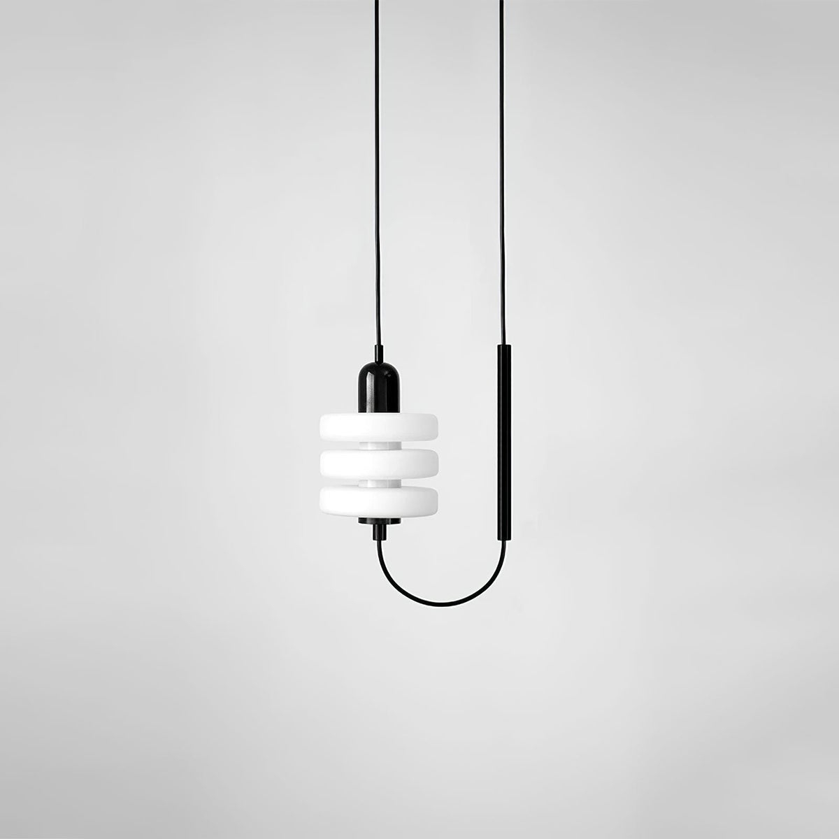 Triple Puck Pendant light