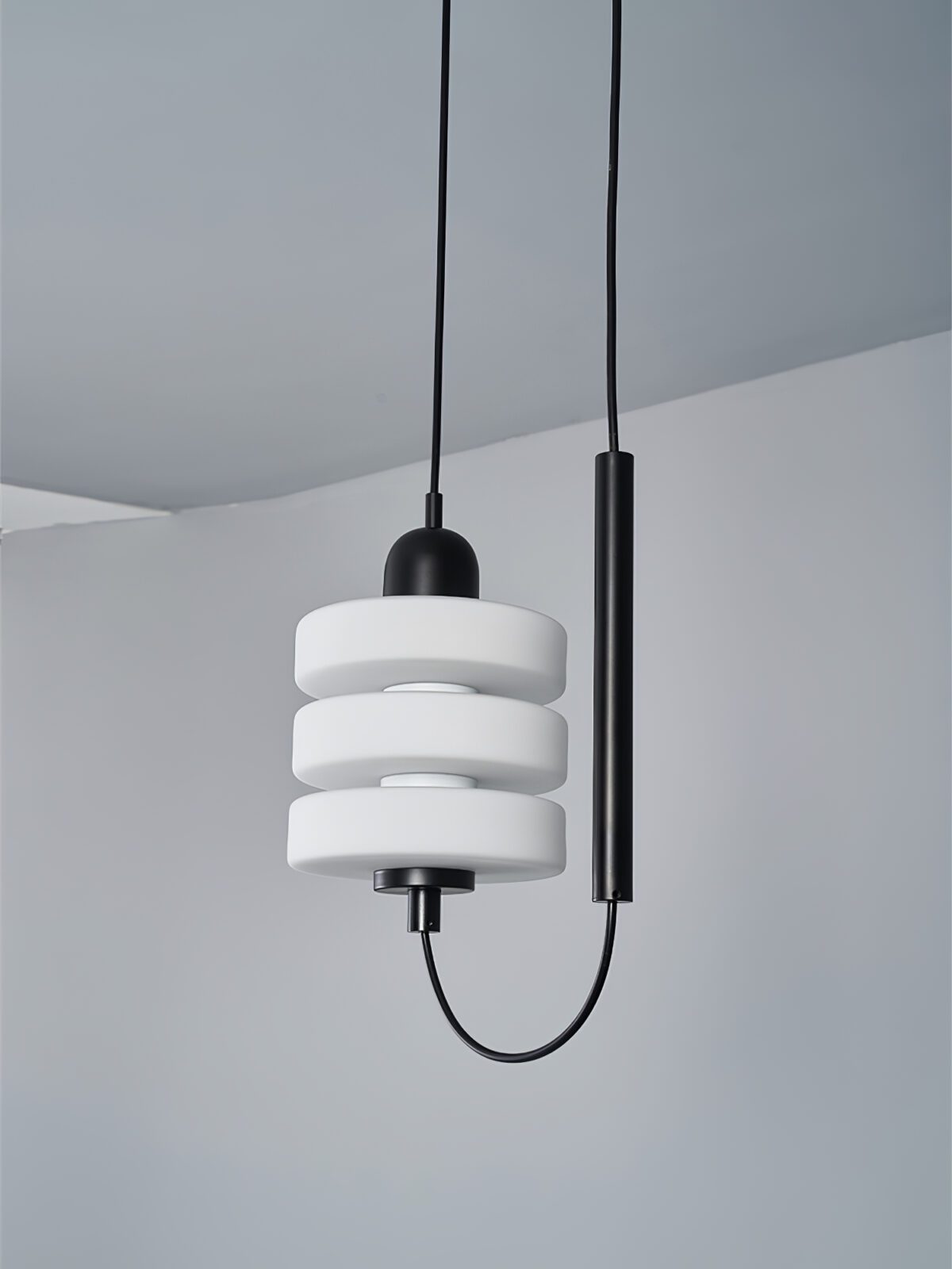 Triple Puck Pendant light