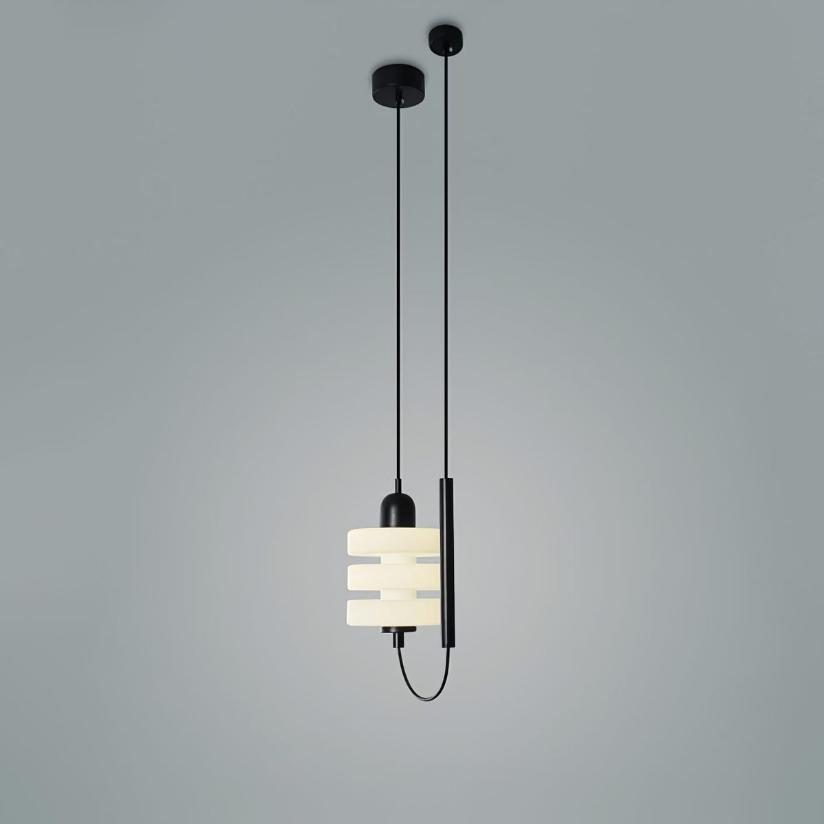 Triple Puck Pendant light