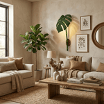 Monstera Leaf Wall Sconce — Tropical Botanical Light for Modern Interiors