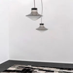 Trottola Modern Glass Pendant Light for Dining Room and Living Space