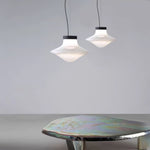 Trottola Modern Glass Pendant Light for Dining Room and Living Space