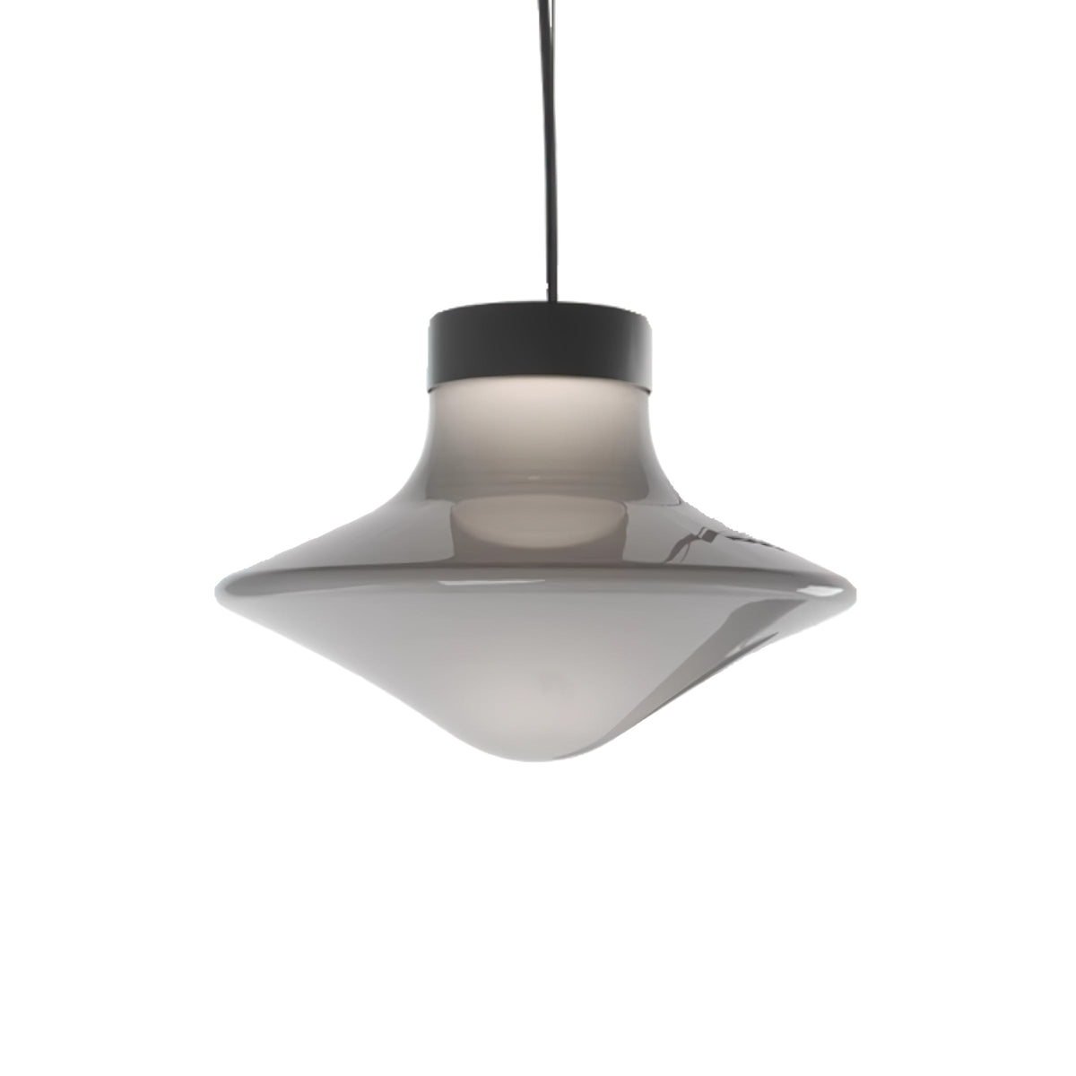 Trottola Modern Glass Pendant Light for Dining Room and Living Space