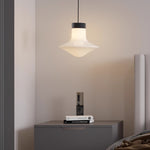 Trottola Modern Glass Pendant Light for Dining Room and Living Space