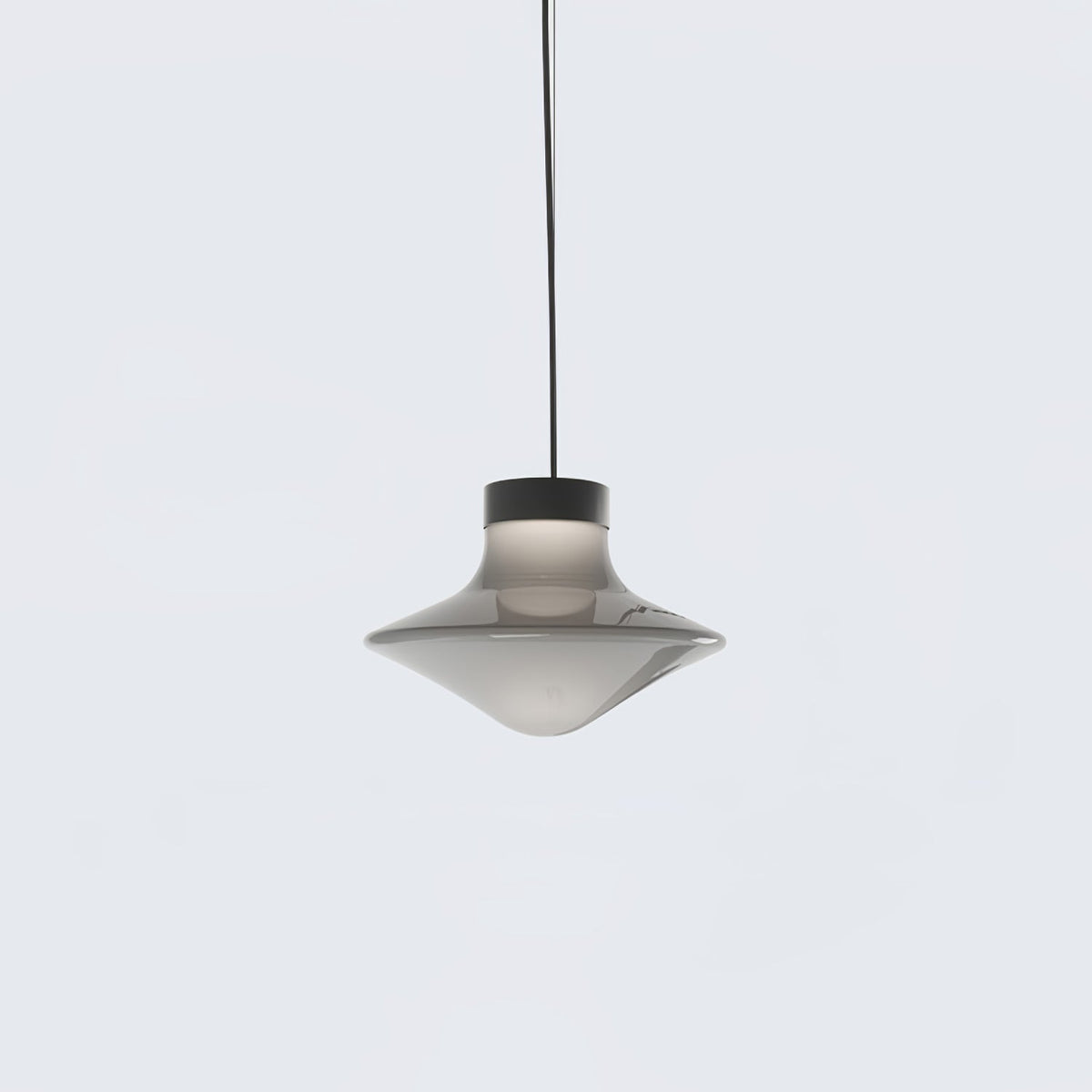 Trottola Modern Glass Pendant Light for Dining Room and Living Space