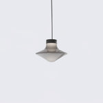 Trottola Modern Glass Pendant Light for Dining Room and Living Space