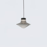 Trottola Modern Glass Pendant Light for Dining Room and Living Space