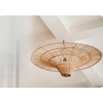 Costa Mesa Natural Rattan Chandelier – Modern Organic Pendant for Dining & Living Spaces