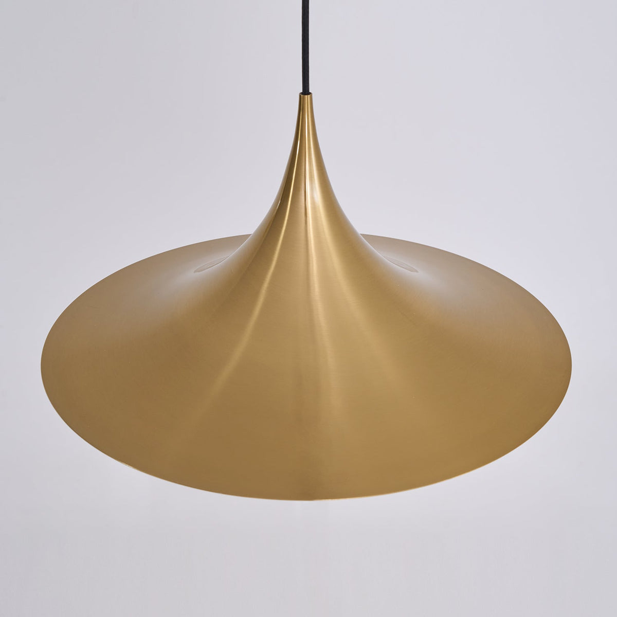 Semi Arch Pendant Light – Designer Aluminum Swag Lamp for Dining & Living Spaces
