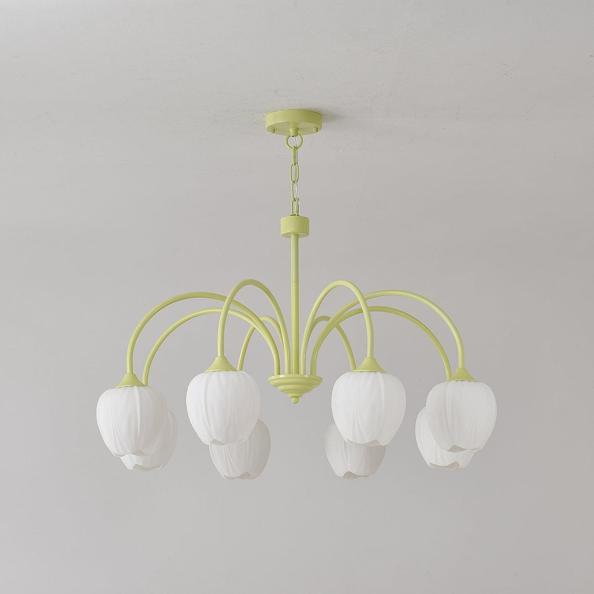 tulip-matcha-chandelier