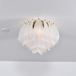 Tuliva Glass Ceiling Light – Modern Flush Mount for Living & Dining