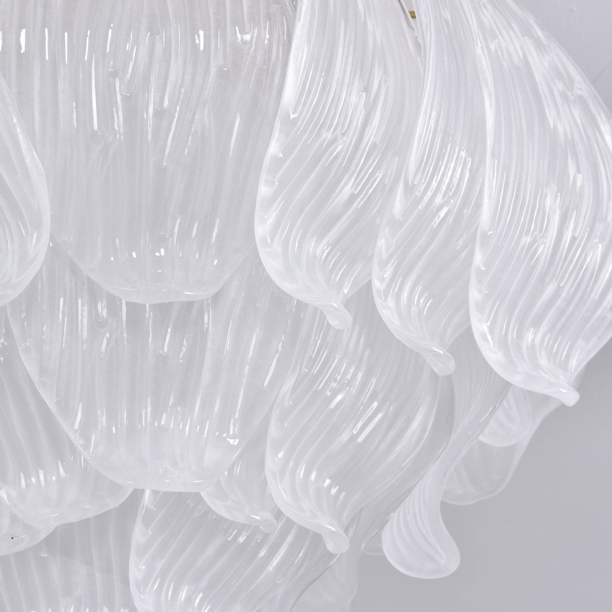 Tuliva Glass Ceiling Light – Modern Flush Mount for Living & Dining