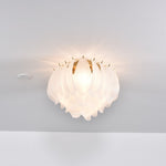 Tuliva Glass Ceiling Light – Modern Flush Mount for Living & Dining