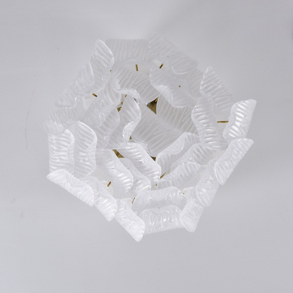 Tuliva Glass Ceiling Light – Modern Flush Mount for Living & Dining