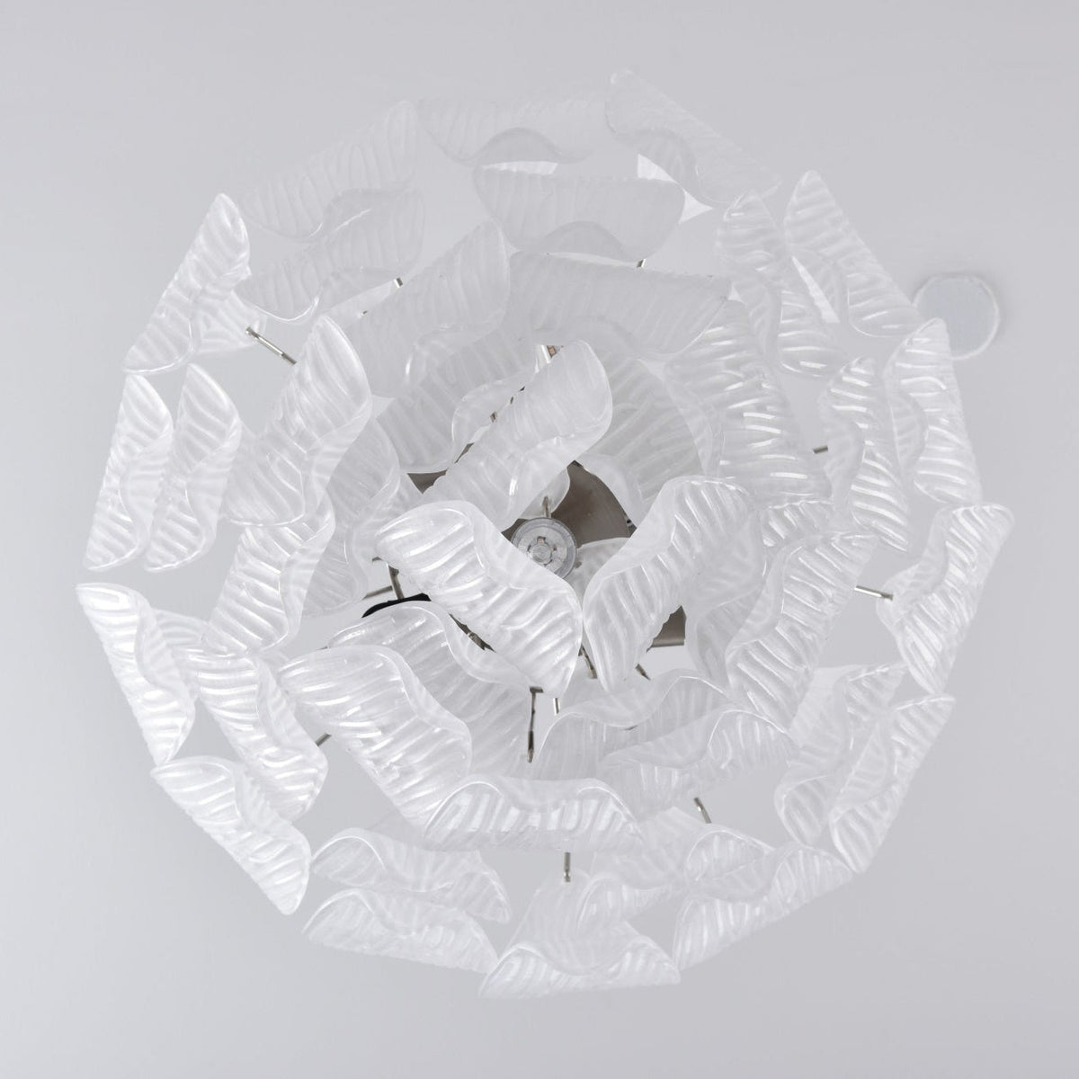 Tuliva Hand-Blown Glass Chandelier for Dining Room and Living Room
