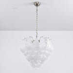 Tuliva Hand-Blown Glass Chandelier for Dining Room and Living Room