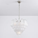 Tuliva Hand-Blown Glass Chandelier for Dining Room and Living Room