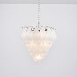 Tuliva Hand-Blown Glass Chandelier for Dining Room and Living Room