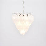 Tuliva Hand-Blown Glass Chandelier for Dining Room and Living Room