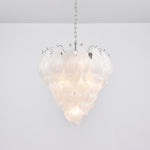 Tuliva Hand-Blown Glass Chandelier for Dining Room and Living Room