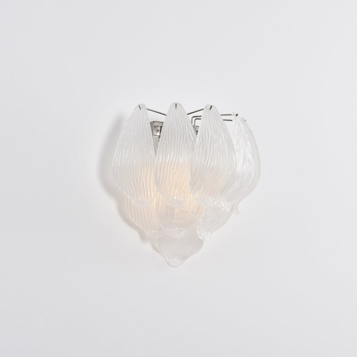Tuliva Art Glass Wall Sconce for Modern Interiors