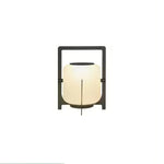 Twilight Lantern Solar Table Lamp – Stainless Steel & Glass Outdoor LED Light