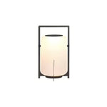 Twilight Lantern Solar Table Lamp – Stainless Steel & Glass Outdoor LED Light