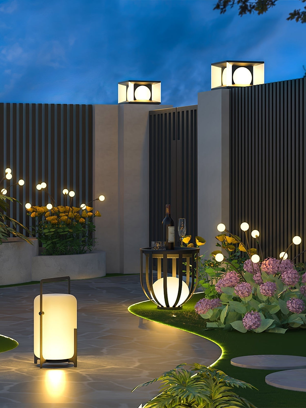 Twilight Lantern Rechargeable Outdoor Table Light