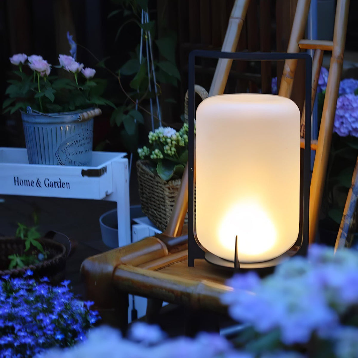 Twilight Lantern Rechargeable Outdoor Table Light