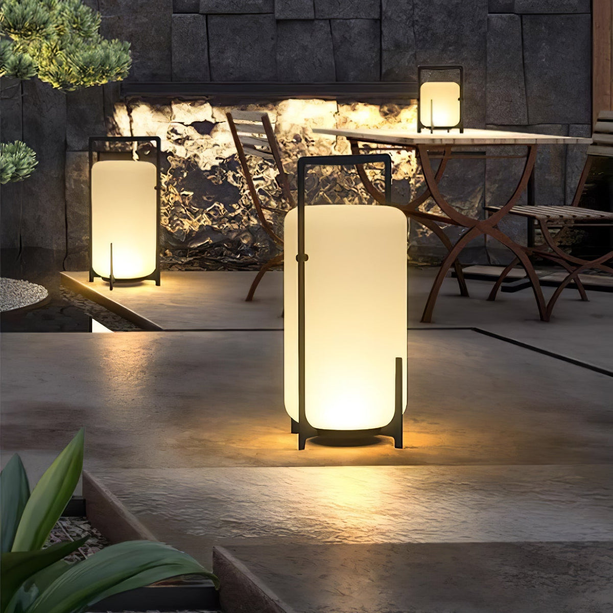 Twilight Lantern Rechargeable Outdoor Table Light