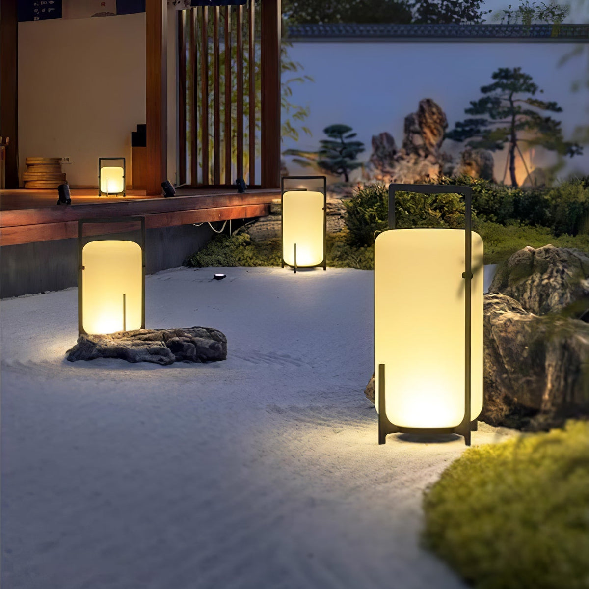Twilight Lantern Rechargeable Outdoor Table Light