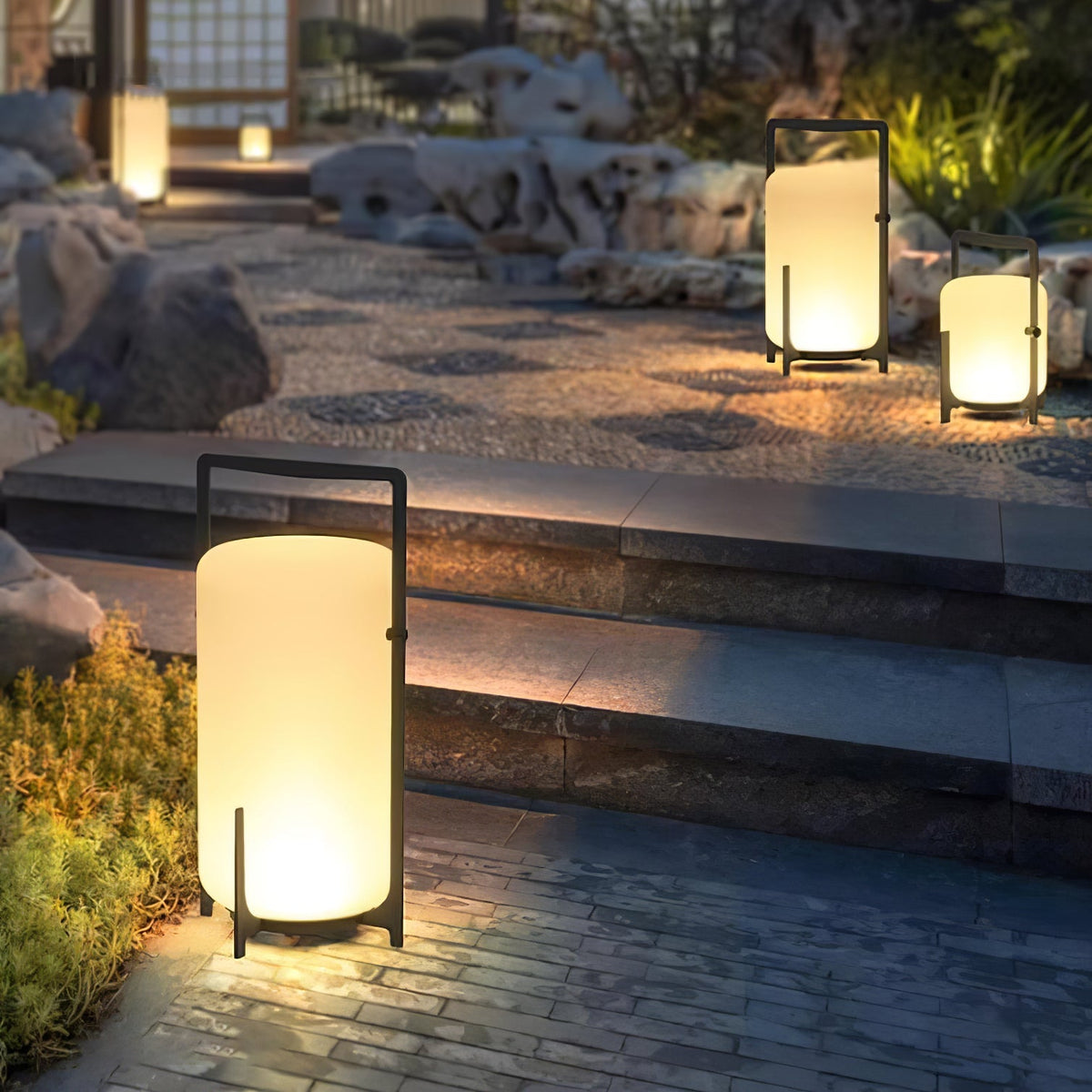 Twilight Lantern Rechargeable Outdoor Table Light