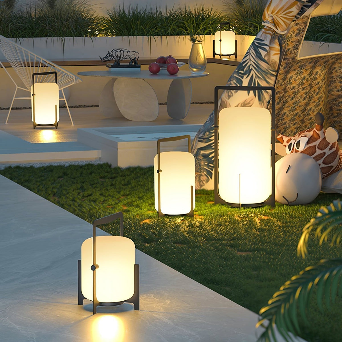 Twilight Lantern Rechargeable Outdoor Table Light