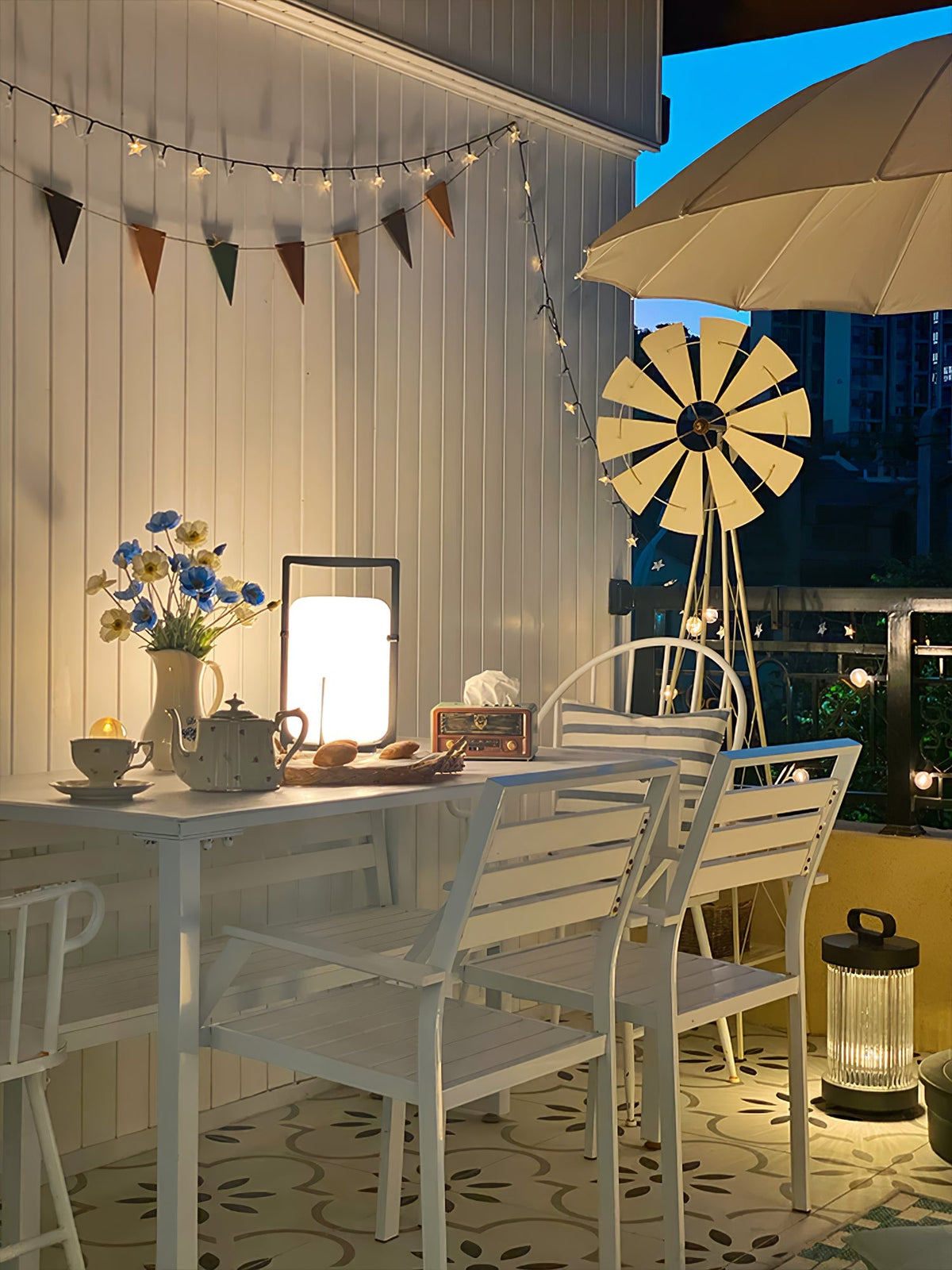 Twilight Lantern Rechargeable Outdoor Table Light