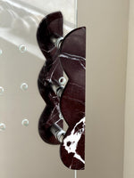 Sculptural Marble Twin-Curve Pull Handle for Cabinetry and Furniture