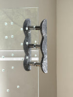 Sculptural Marble Twin-Curve Pull Handle for Cabinetry and Furniture