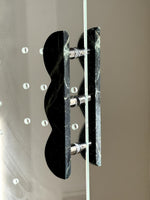 Sculptural Marble Twin-Curve Pull Handle for Cabinetry and Furniture