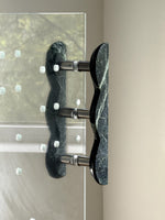 Sculptural Marble Twin-Curve Pull Handle for Cabinetry and Furniture