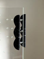Sculptural Marble Twin-Curve Pull Handle for Cabinetry and Furniture