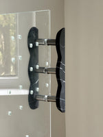 Sculptural Marble Twin-Curve Pull Handle for Cabinetry and Furniture