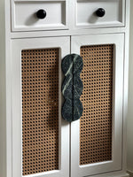 Sculptural Marble Twin-Curve Pull Handle for Cabinetry and Furniture