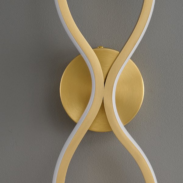 Twist Shaped Wall Light