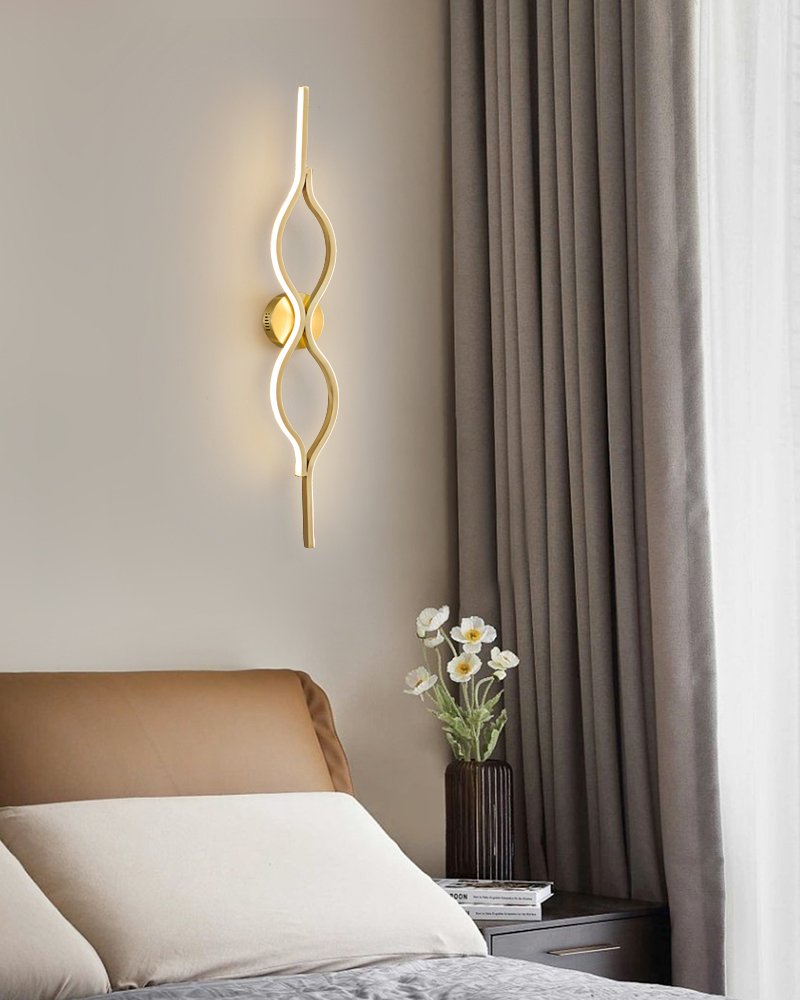 Twist Shaped Wall Light