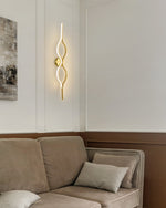 Twist Shaped Wall Light