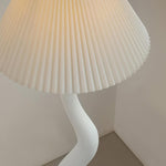 Twisted Pleated Floor Lamp