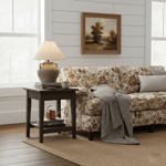Artisan Ceramic Table Lamp with Linen Shade for Modern Interiors